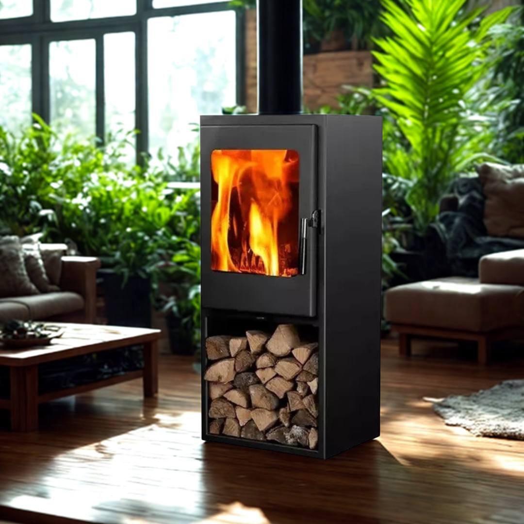 Estufa a Leña BOX1 - Doble Combustión - Precise
