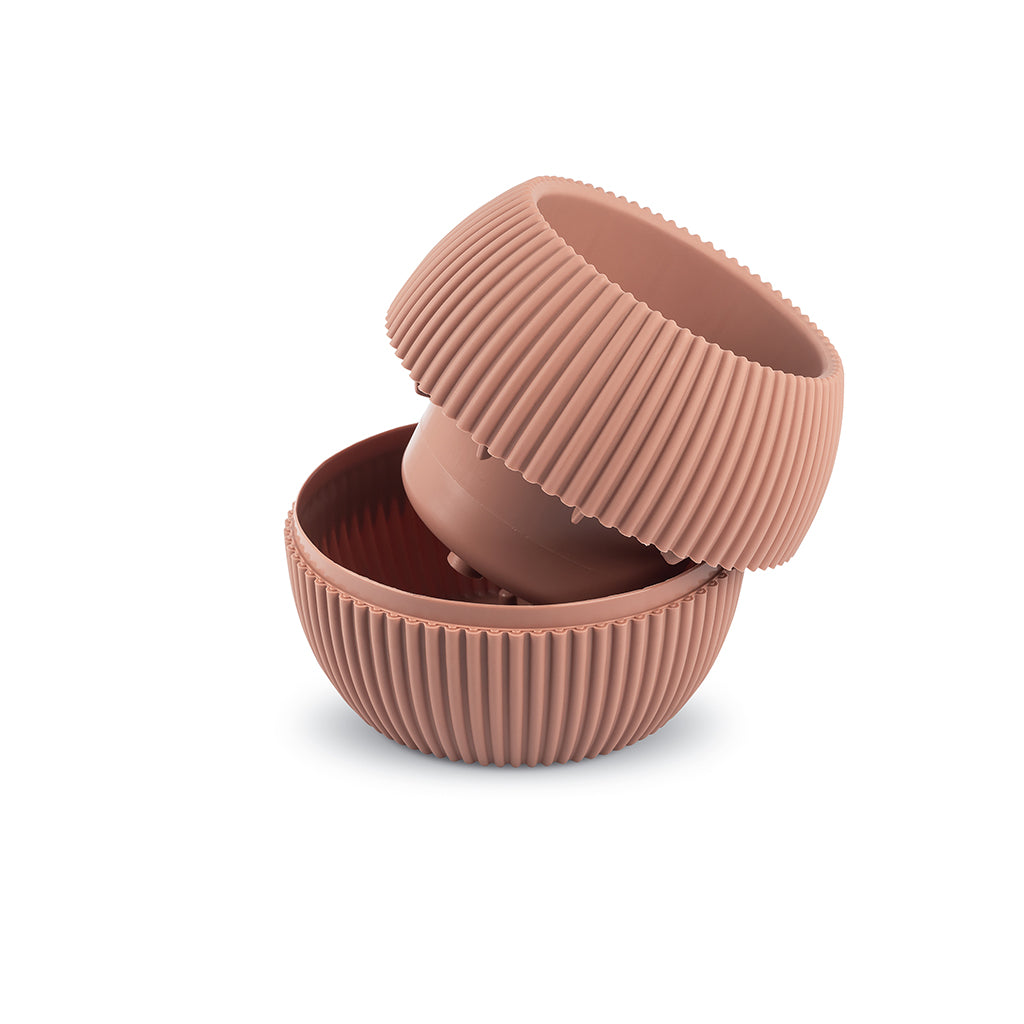 MACETA FACETADA NIDO D9x7CM PLASTICO SURTIDO