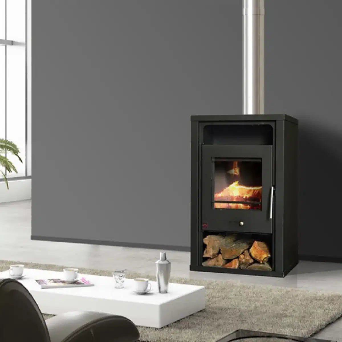 Verona 8.5kw Estufa a Leña Magna