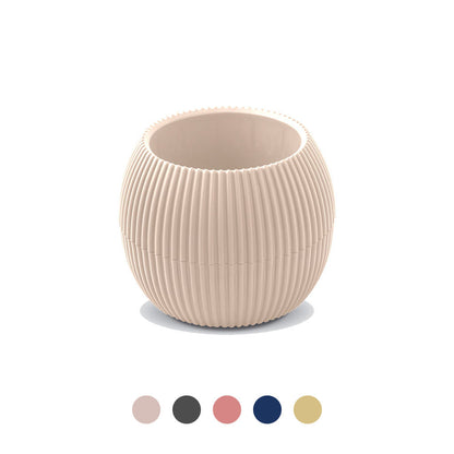 MACETA FACETADA NIDO D9x7CM PLASTICO SURTIDO